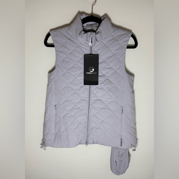 Foray Golf Jackets & Blazers - Foray Golf Diamond Stitch packable vest • NWT • Women’s XS